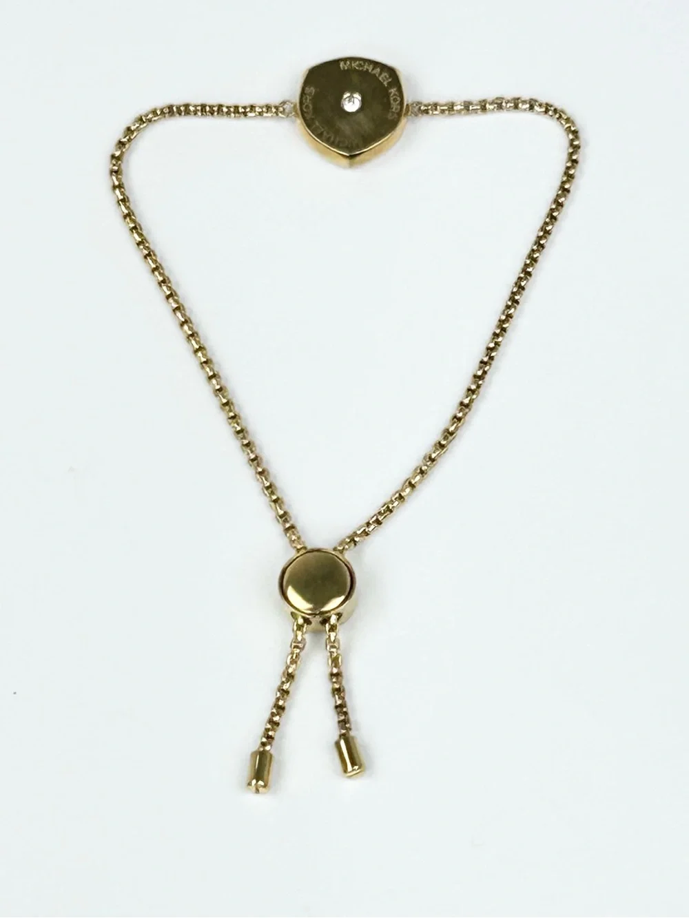 Michael Kors Gold-Tone Pavé Slider Bracelet